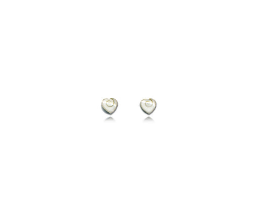 Boucles D'Oreilles Cœur Argent 925 Massif