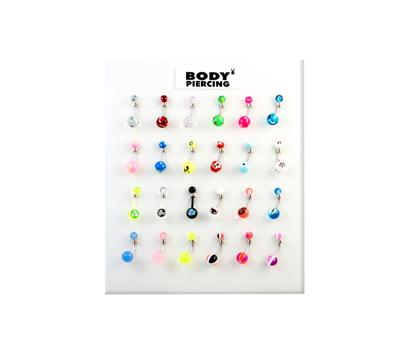 Presentoire Piercing Nombril 24Pcs