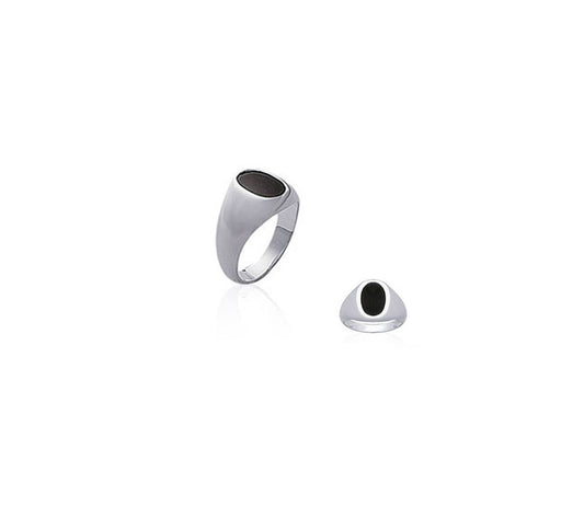 Bague Acier Inoxydable Blanc