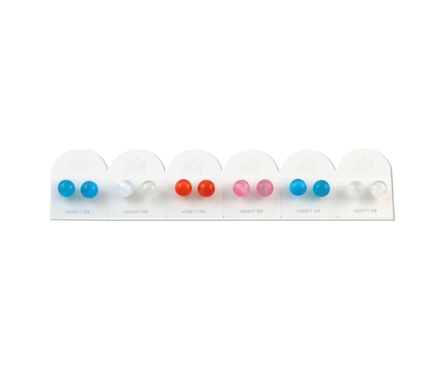 Boucles D'Oreilles Argent 925 / Vendu Par 6 Paires