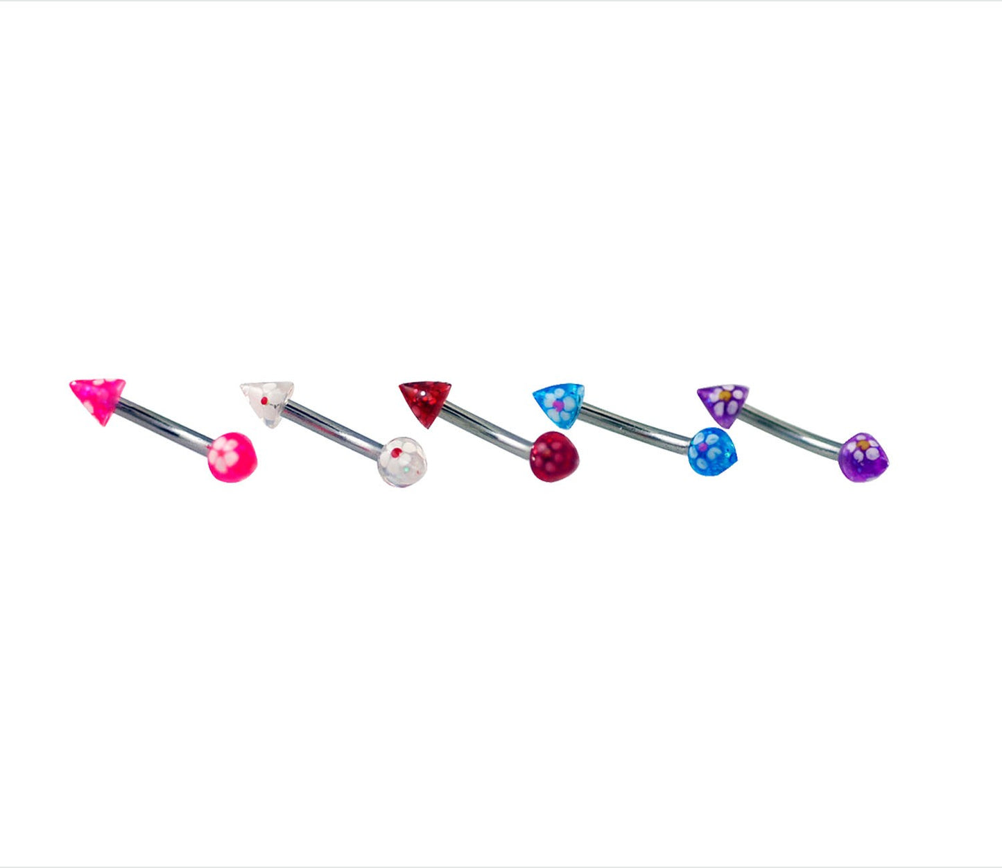 Piercing Arcade Acier Chirurgical 316L Vendu Par 6Pcs