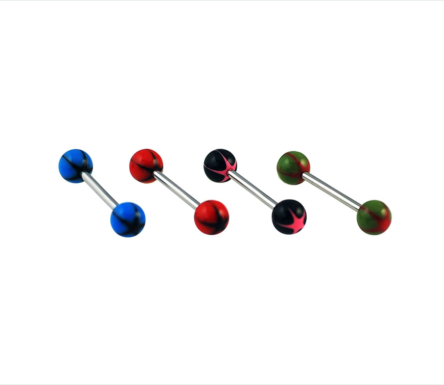 Piercing Langue Acier Chirurgical316L, Vendu Par 4