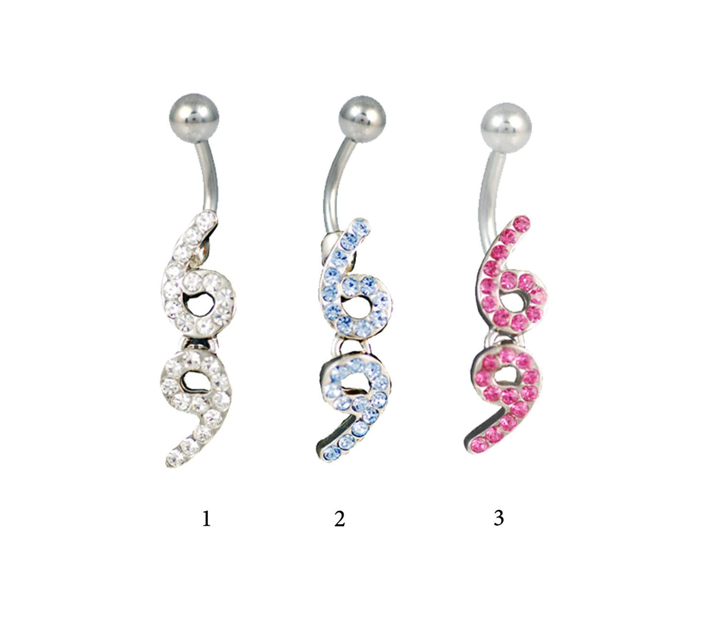 Piercing Nombril Acier Chirurgical 316L