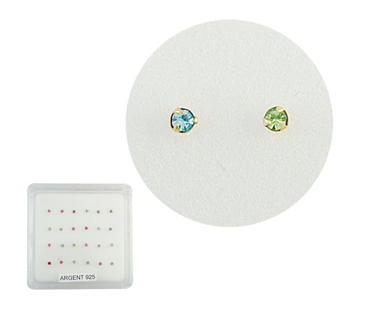 Piercing De Nez Argent 0,05G/1Prs / 24Pcs