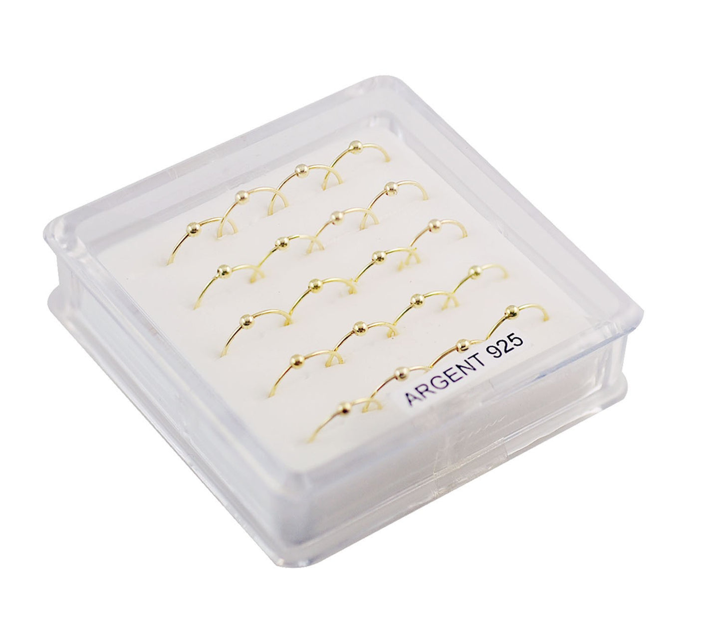 Piercing De Nez Argent 0,05G/1Pcs / 10Prs