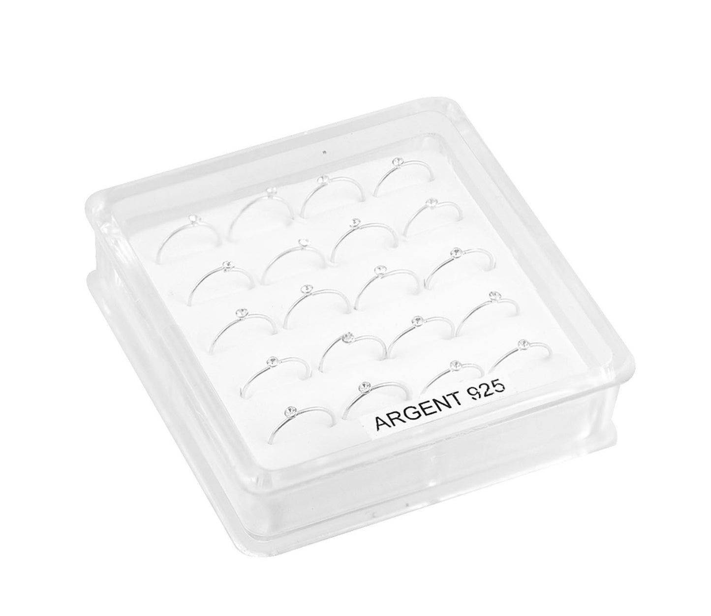 Piercing De Nez Argent 0,05G/1Pcs / 10Prs