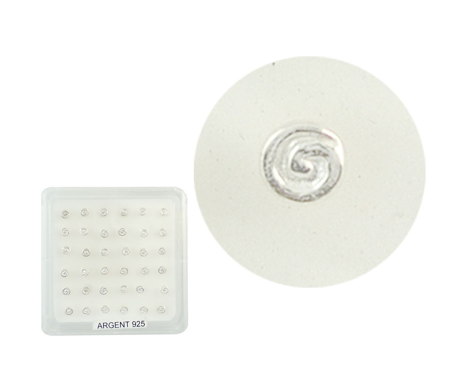 Piercing De Nez Argent 0,05G/1Pcs / 36Pcs