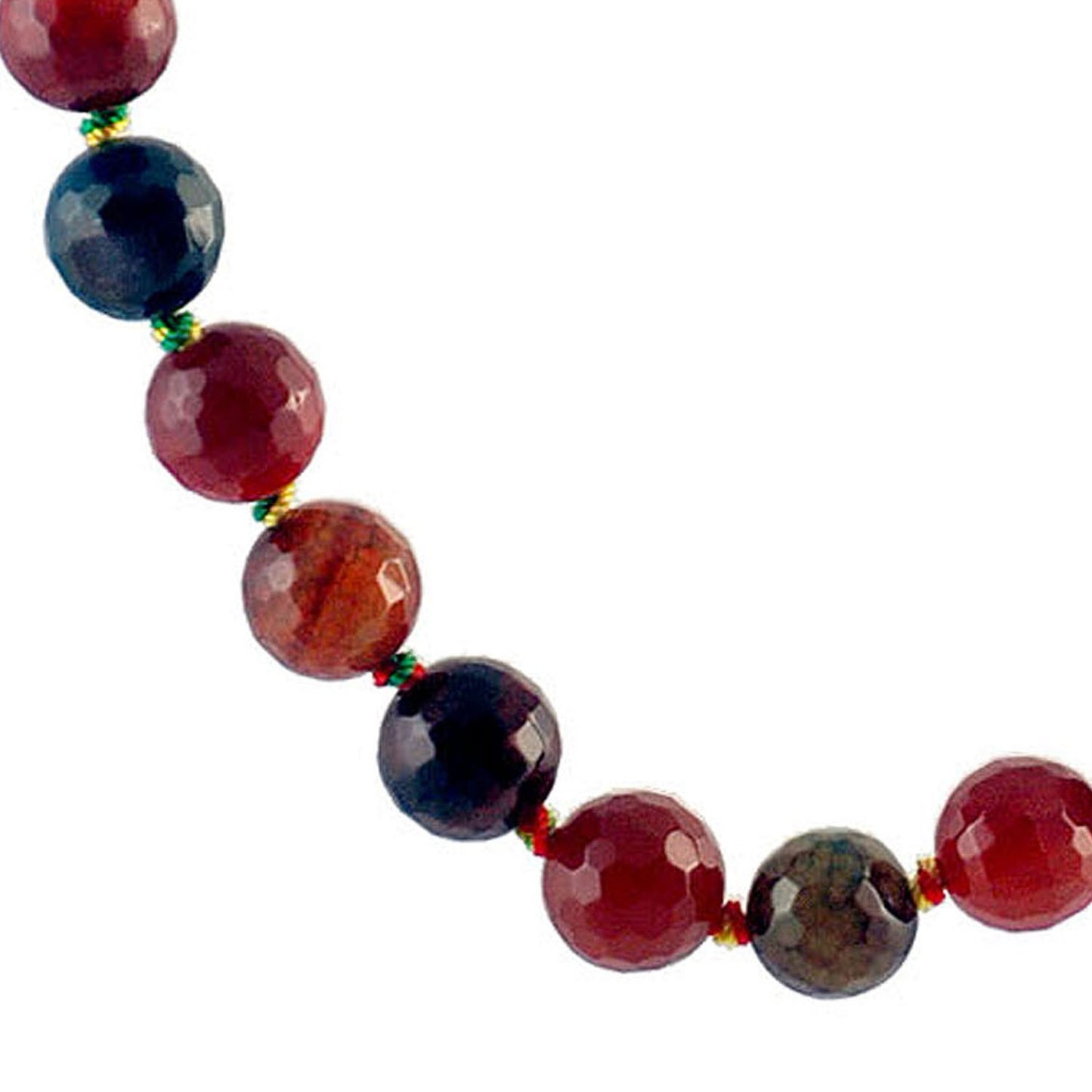 Collier Pierre Naturelle Agate Teintée Facette