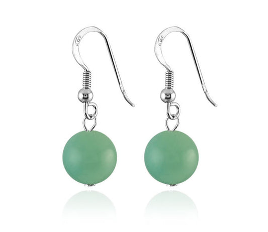 Boucles D'Oreilles Argent 925 Amazonite