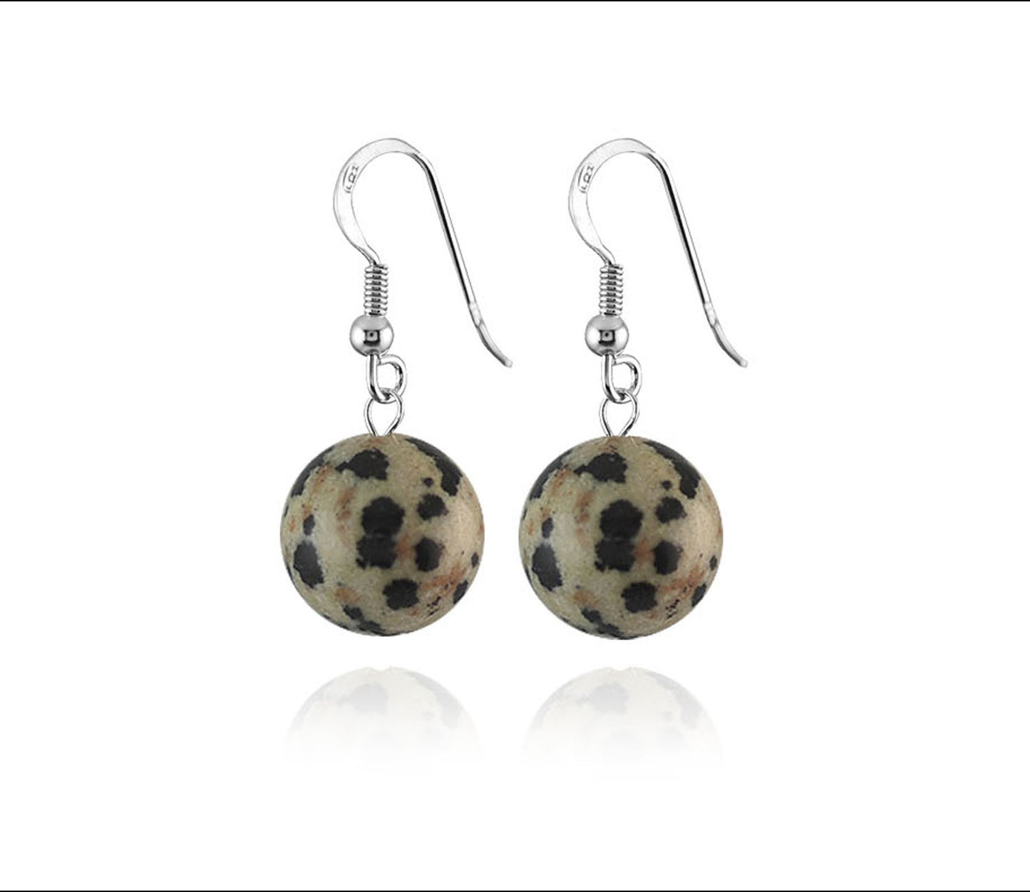 Boucles D'Oreilles Argent 925 Agate
