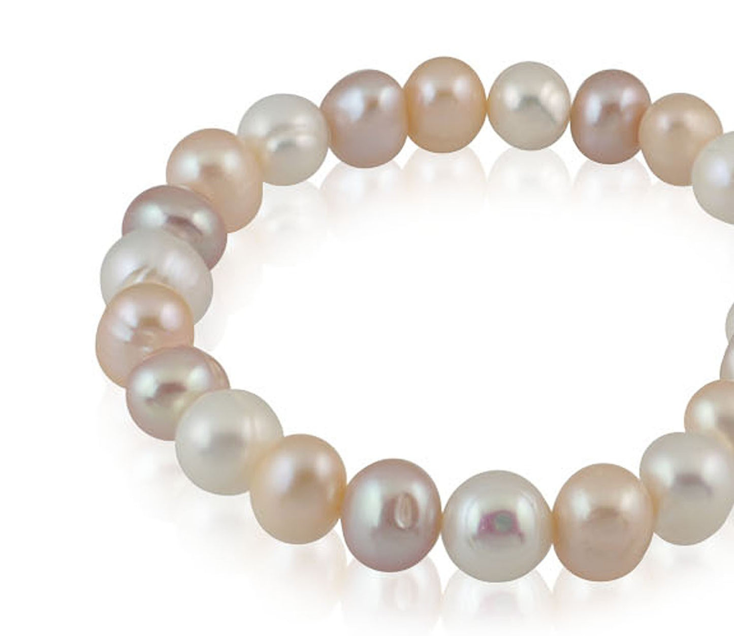 Braclet Perle D Eau Douce Taille De Perle: 9-10Mm