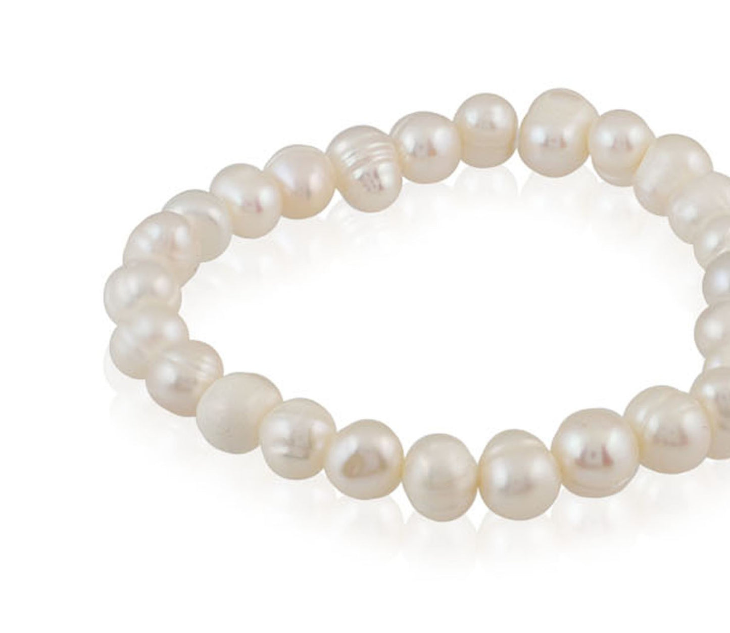 Braclet Perle D Eau Douce Taille De Perle: 9-10Mm