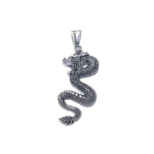 Pendentif Acier Dragon