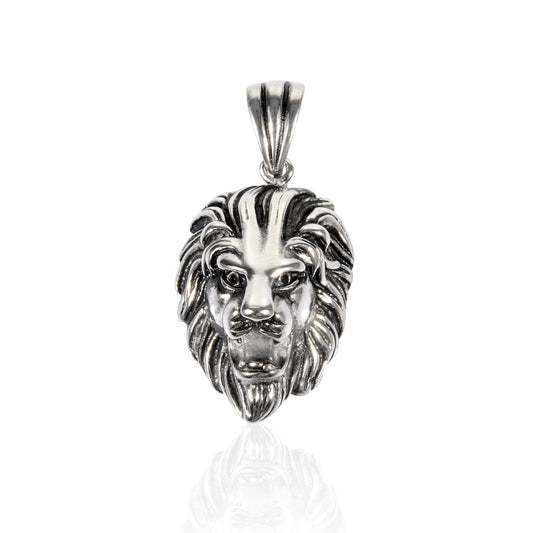 Pendentif Acier Tête De Lion