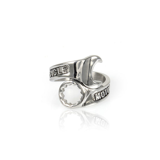 Bague Homme Acier Motorcycle