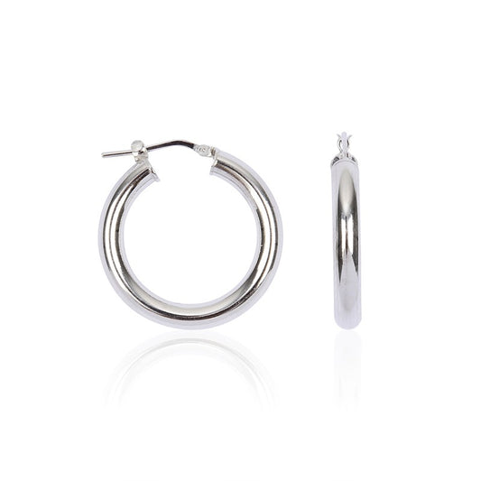 Bo Créole Argent 20Mm Épais