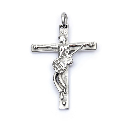 Pendentif Acier Croix Jonny