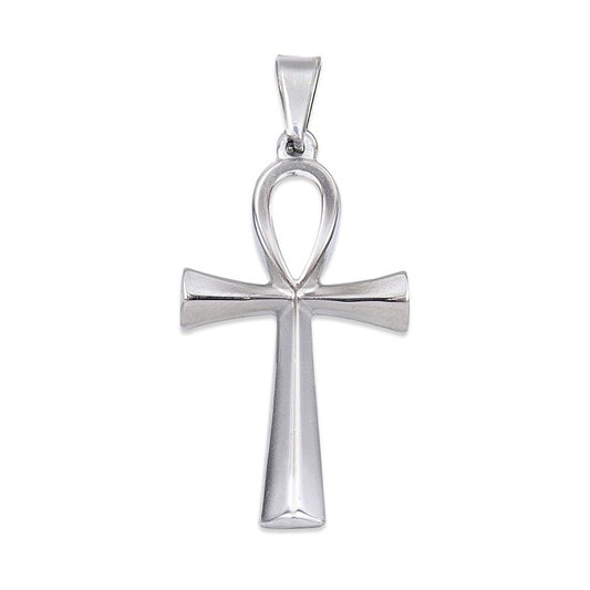 Pendentif Acier Croix Egyptienne