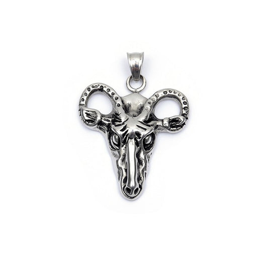 Pendentif Acier Tete