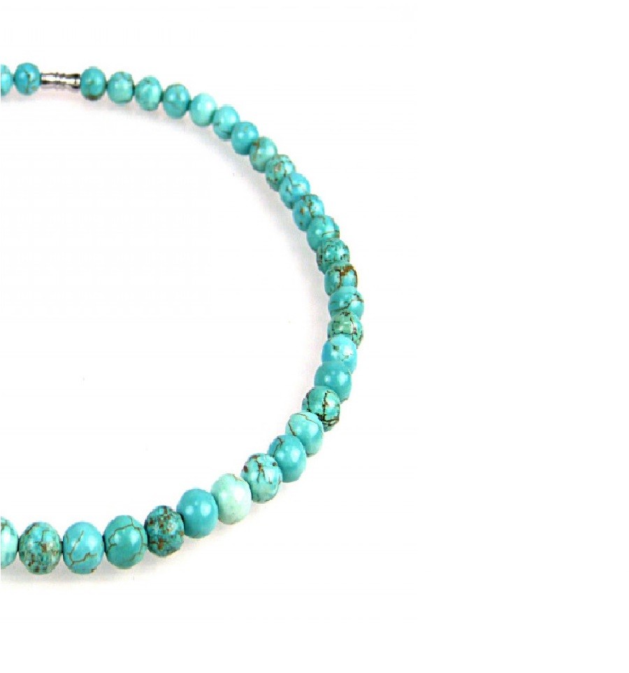 Collier Howlite Turquoise