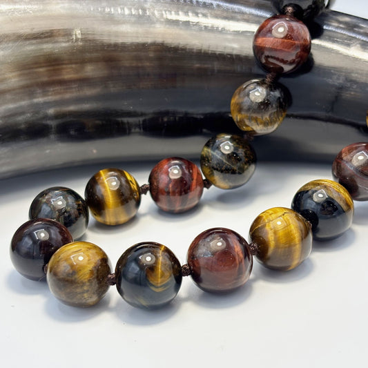 Collier Pierre Naturelle 3 Yeux