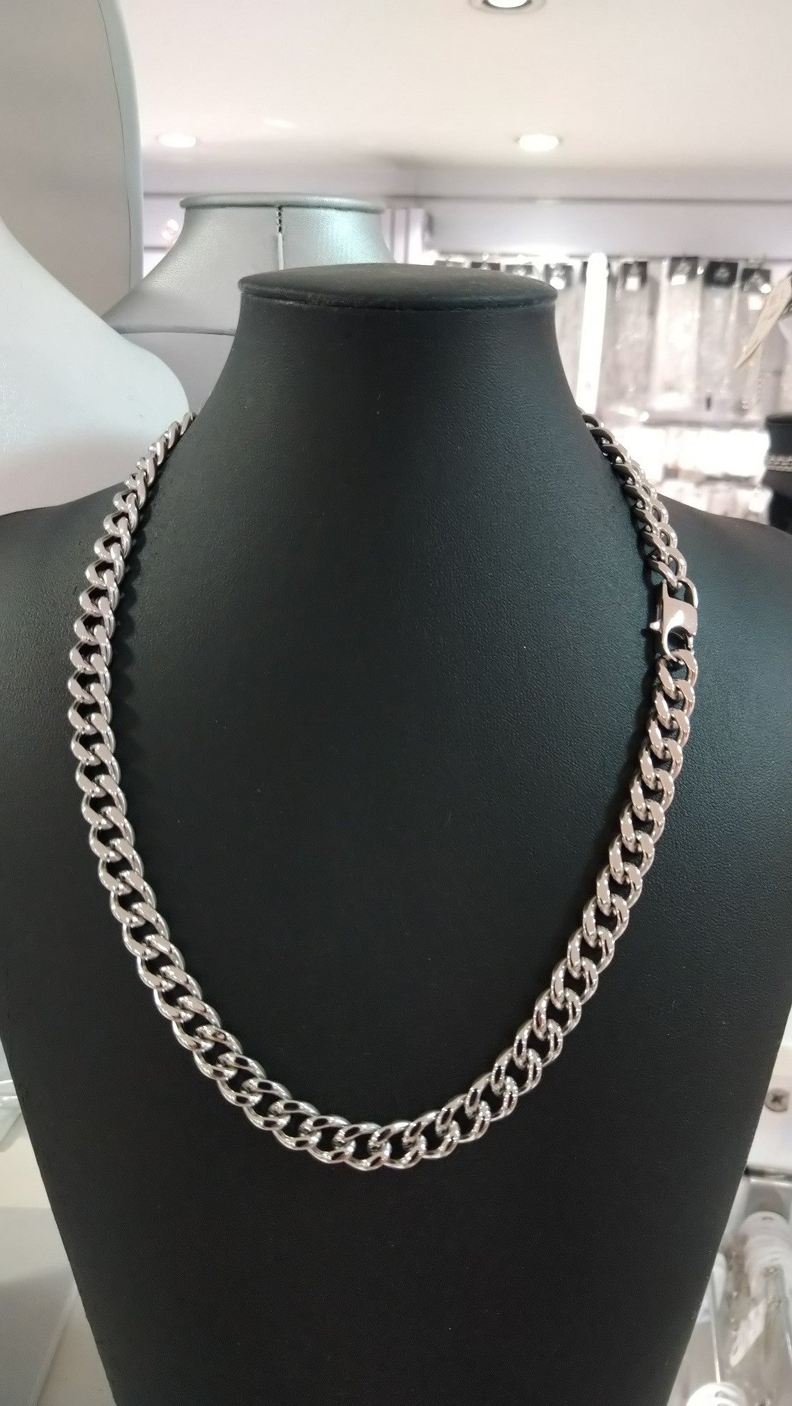Bracelet / Collier Gourmette En Acier 6Mm