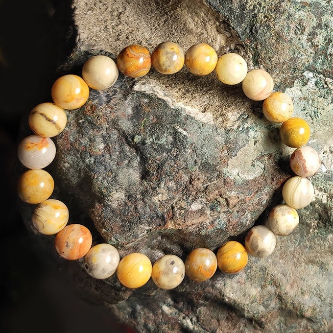Bracelet En Pierre Naturelle Crazy Agate
