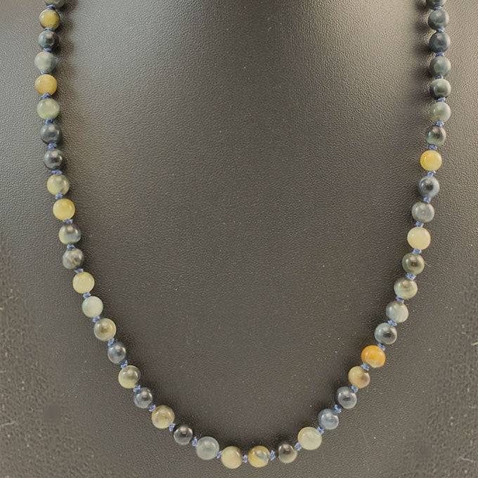 Collier En Pierre Naturelle Oeil De Faucon