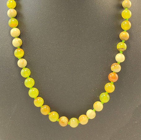 Collier Pierre Naturelle Jade Néphrite