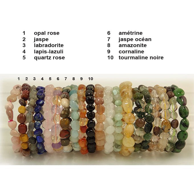 Bracelet Pierre Naturelle 6Mm-8Mm