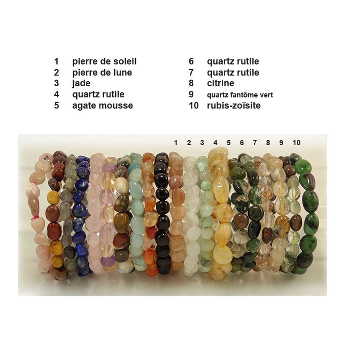 Bracelet Pierre Naturelle 6mm-8mm