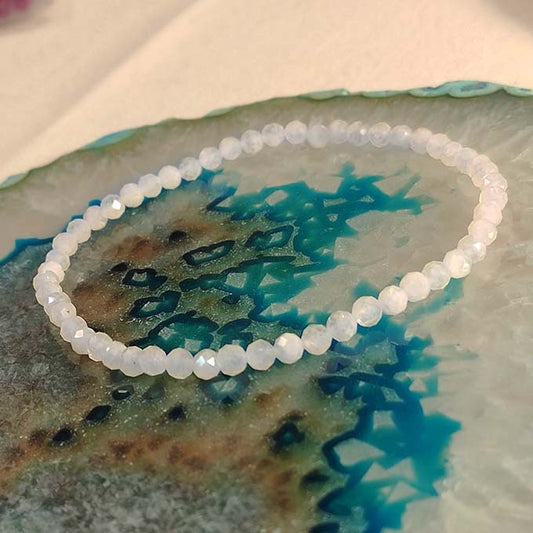 Bracelet Pierre De Lune Facettée