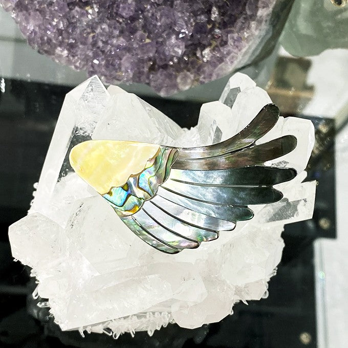Broche Les Ailes En Nacre