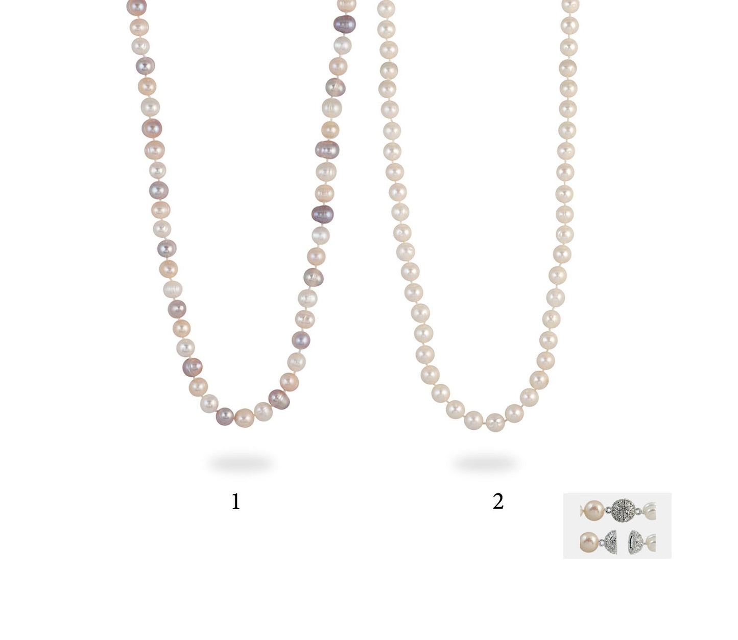 Collier Perle D Eau Douce 45Cm