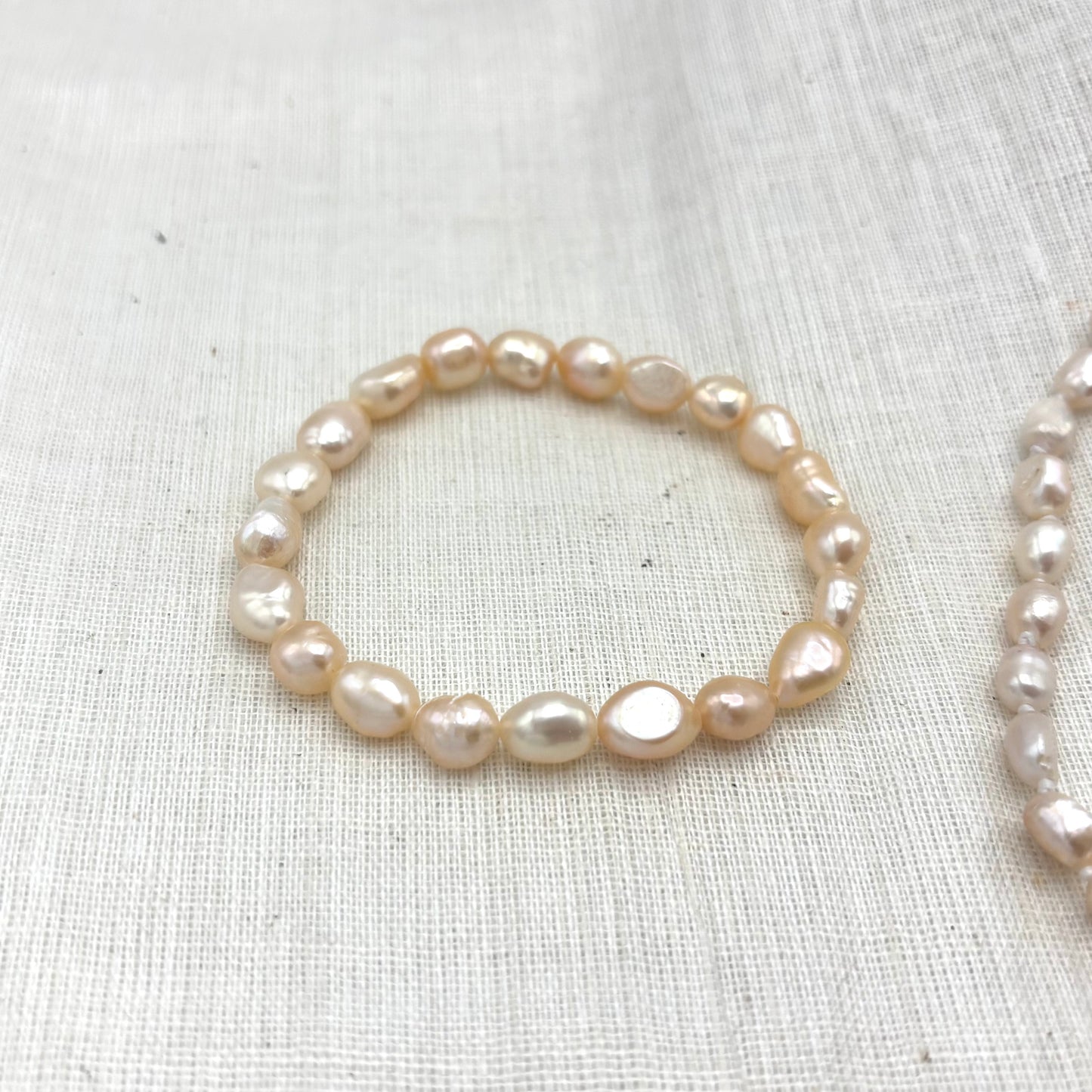Collier Bracelet Perle D'Eau Douce