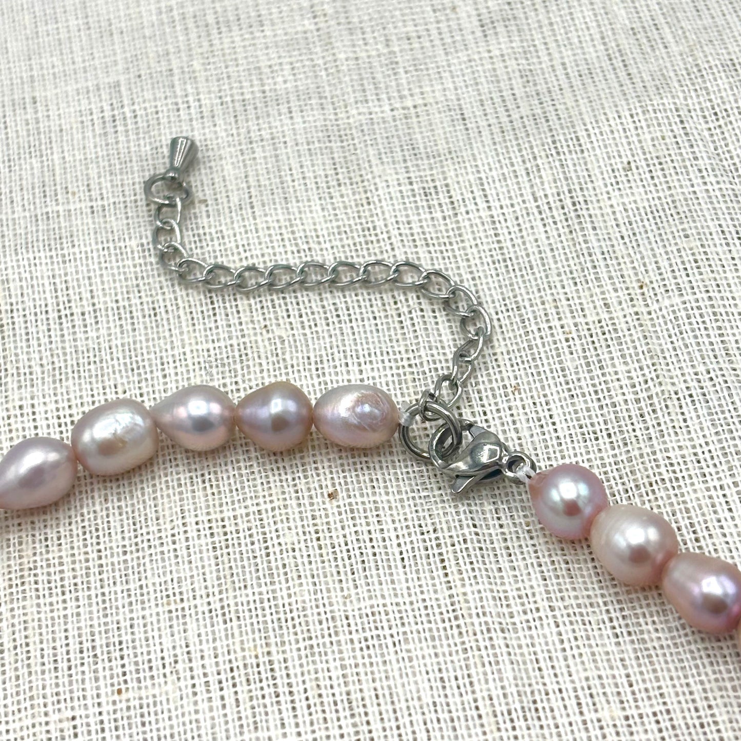 Collier Bracelet Perle D'Eau Douce