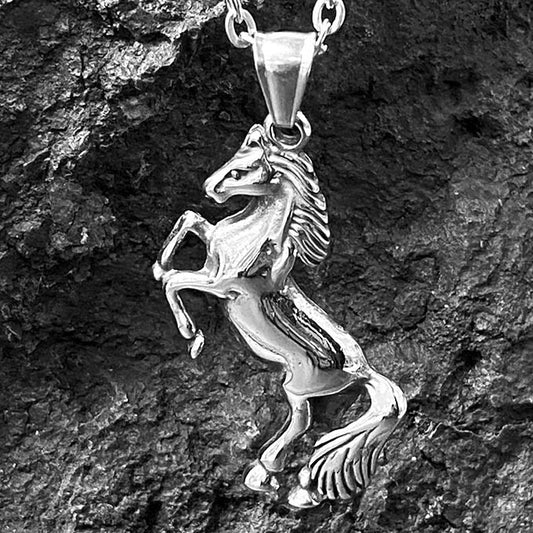 Pendentif Acier Cheval