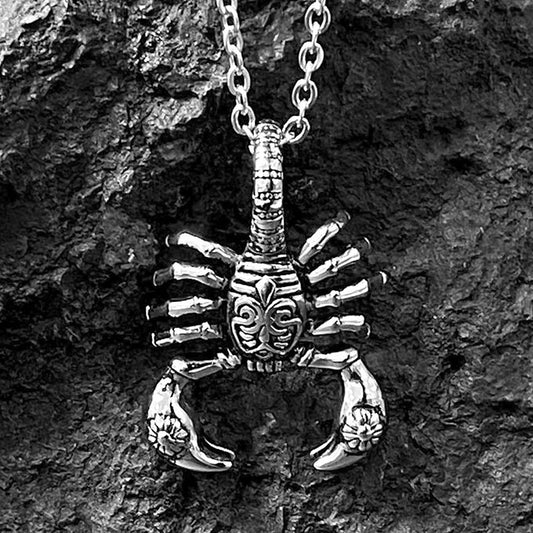Pendentif Acier Inoxydable Scorpion