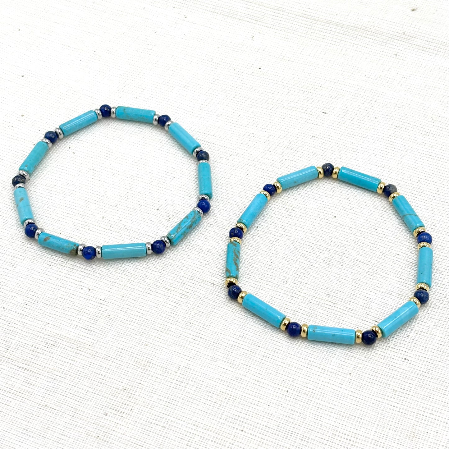 Bracelet Homme Pierre Naturelle Et Acier Inoxydable