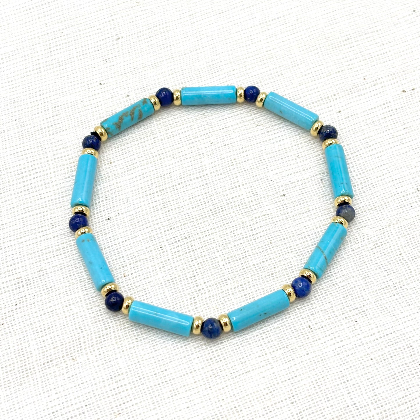 Bracelet Homme Pierre Naturelle Et Acier Inoxydable