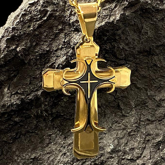 Pendentif Acier Inoxydable Croix