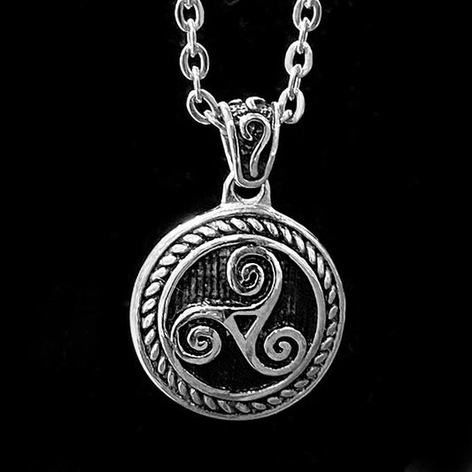 Pendentif Acier Inoxydable Triskel