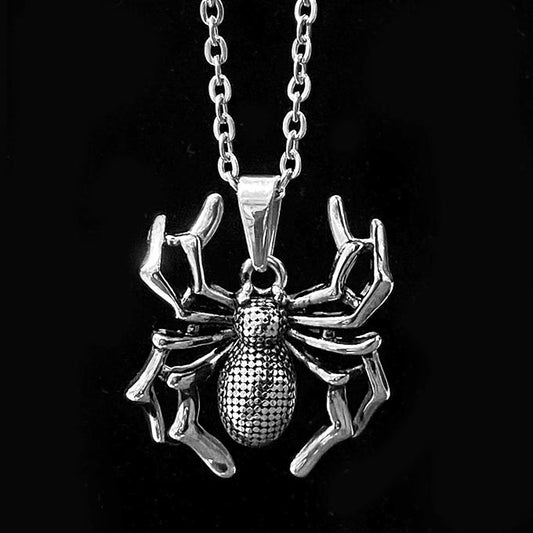 Pendentif Acier Inoxydable Araignée