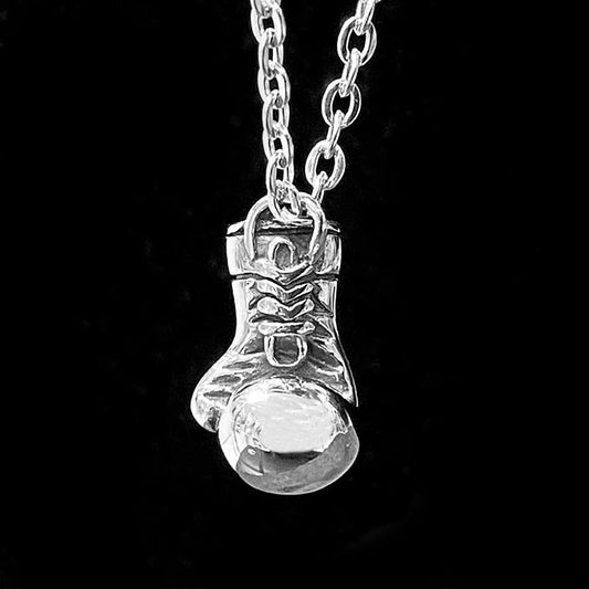 Pendentif Acier Gant De Boxe