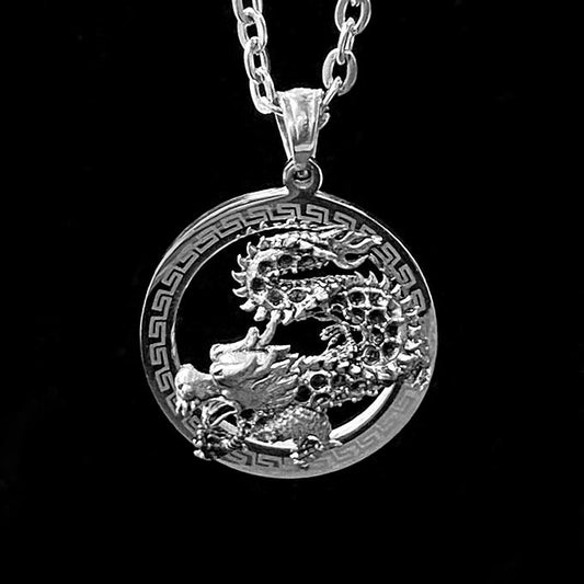 Pendentif Acier Inoxydable Dragon
