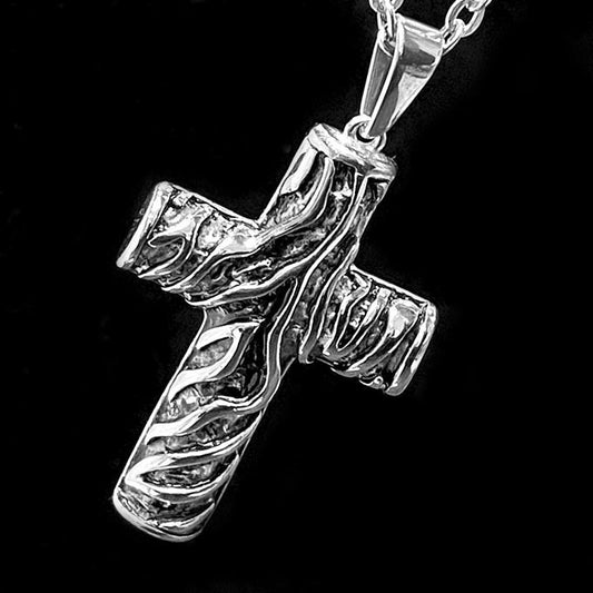 Pendentif Acier Inoxydable Croix