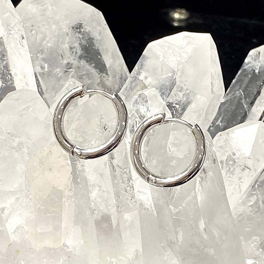 Boucles D'Oreilles En Acier Inoxydable