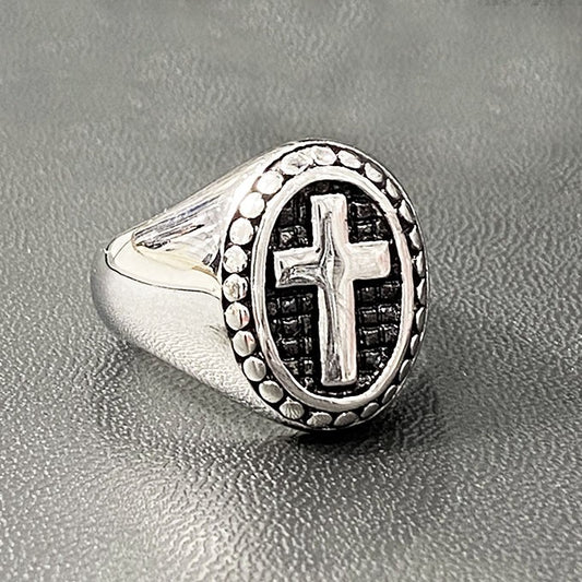 Bague Chevalière Acier Inoxydable