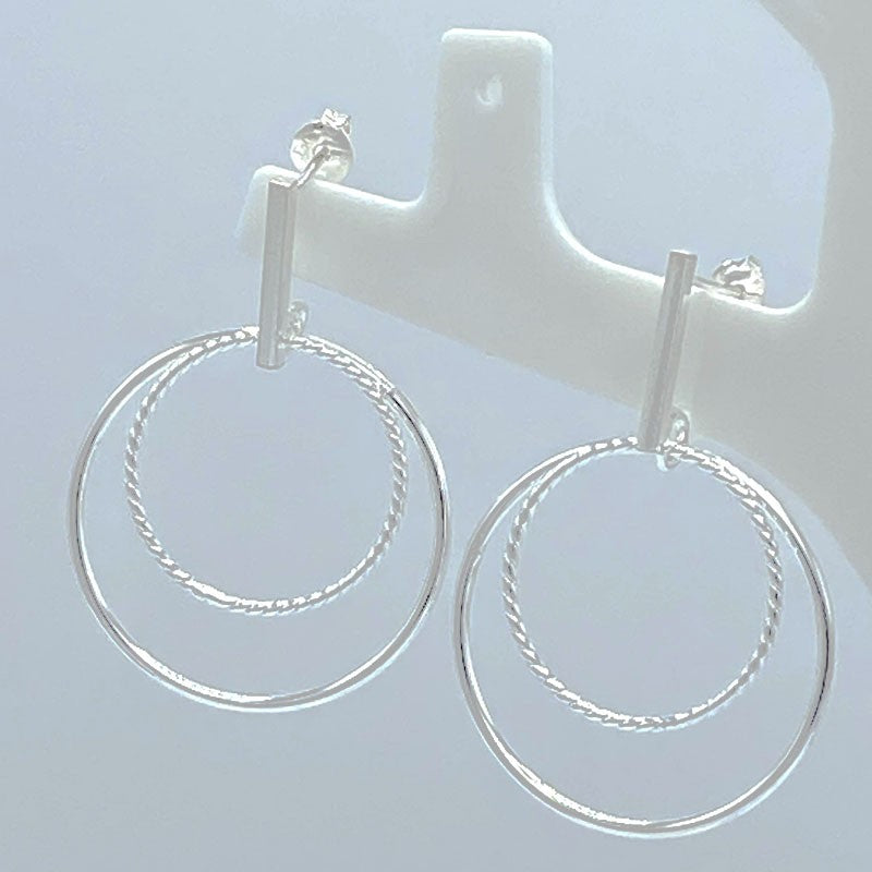Boucles D'Oreilles Argent Massif 3.71G