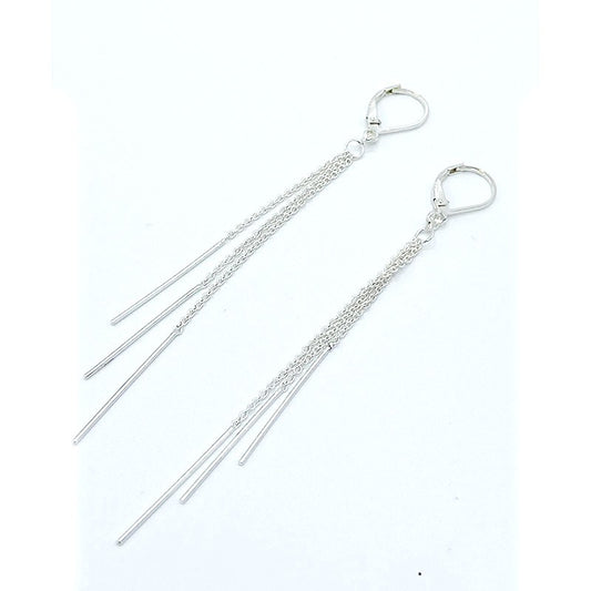 Boucles D'Oreilles Argent Massif 2.54G